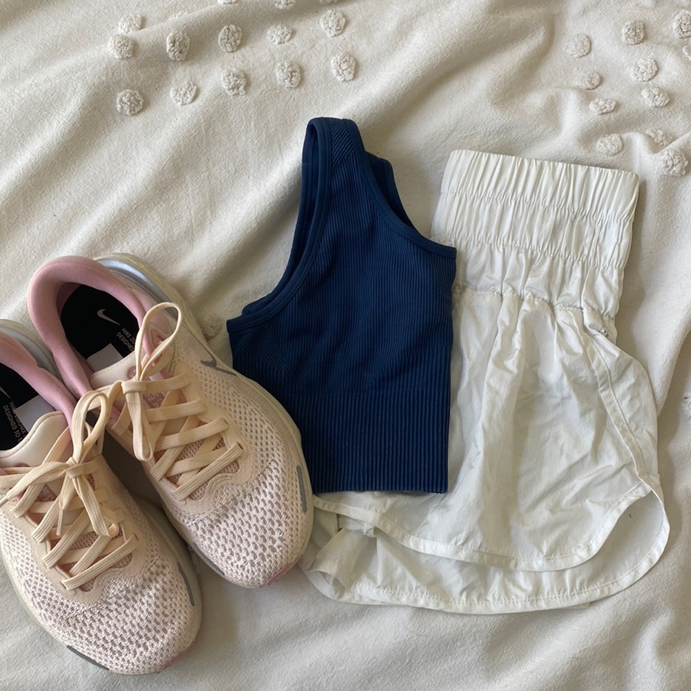 ribbed sports bra/ tank top